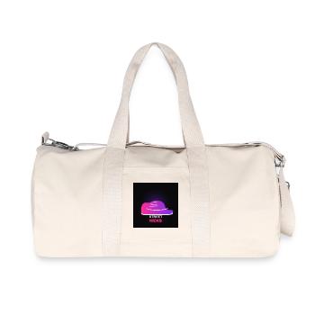 Street Kicks - Sneaker Streetwear Neon - Sac de sport en toile recyclée Stanley/Stella - blanc naturel - Devant