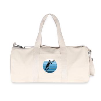 Geschenkidee für einen Tennis mit Tennis - Recycelte Canvas-Sporttasche von Stanley/Stella - Naturweiß - Vorne