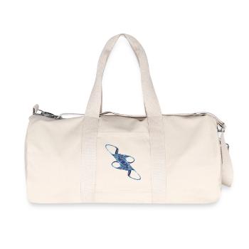 Souffle de l’invisible - Sac de sport en toile recyclée Stanley/Stella - blanc naturel - Devant