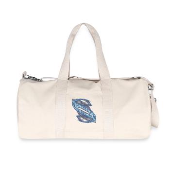 Crystal Streams – Strange Attractor - Recycled Canvas Sports Bag by Stanley/Stella - natural - Front