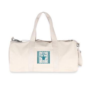 Tortue - Sac de sport en toile recyclée Stanley/Stella - blanc naturel - Devant
