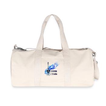Monsoon Soundworks official Logo - Recycled Canvas Sports Bag by Stanley/Stella - natural - Front