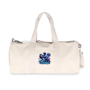 Wassermann – Astrologiegeschenk - Recycelte Canvas-Sporttasche von Stanley/Stella - Naturweiß - Vorne