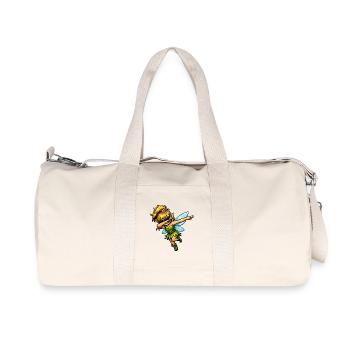 Dabbing Weibliche Fee - Recycelte Canvas-Sporttasche von Stanley/Stella - Naturweiß - Vorne