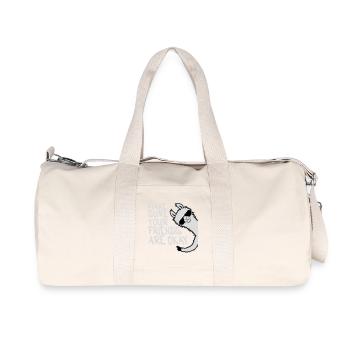 Make Sure Your Friends Are Okay Lama Sonnenbrille - Recycelte Canvas-Sporttasche von Stanley/Stella - Naturweiß - Vorne
