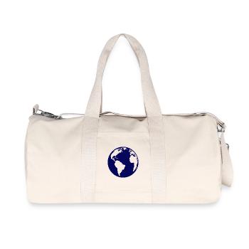 Erde - Recycelte Canvas-Sporttasche von Stanley/Stella - Naturweiß - Vorne