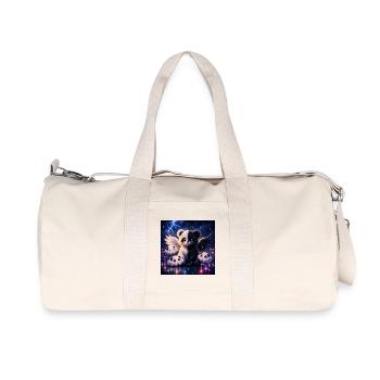 Echo Panda – Dual Spirit Edition - Recycelte Canvas-Sporttasche von Stanley/Stella - Naturweiß - Vorne
