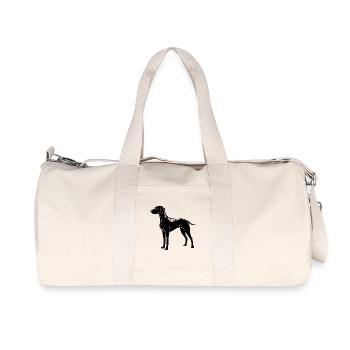 Deutscher Kurzhaar-Pointer - Recycelte Canvas-Sporttasche von Stanley/Stella - Naturweiß - Vorne