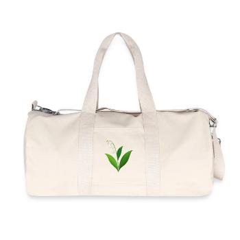 Maiglöckchen - Recycelte Canvas-Sporttasche von Stanley/Stella - Naturweiß - Vorne