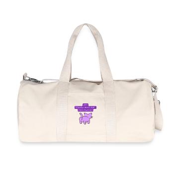 NZS können mich mal kreuzweise! - Recycelte Canvas-Sporttasche von Stanley/Stella - Naturweiß - Vorne