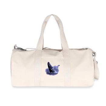 Humpback whale in the sea - Recycled Canvas Sports Bag by Stanley/Stella - natural - Front