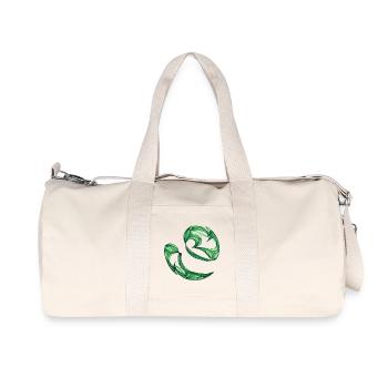 Dance of the Algae – Chaos Art - Recycled Canvas Sports Bag by Stanley/Stella - natural - Front