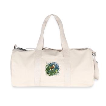 Oiseau coloré - Sac de sport en toile recyclée Stanley/Stella - blanc naturel - Devant