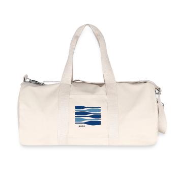 Endorphins – paddling with a good feeling - Recycled Canvas Sports Bag by Stanley/Stella - natural - Front