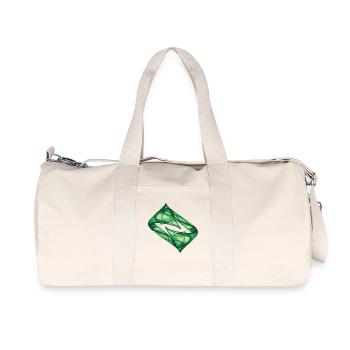 Dynamic Track - Nature - Chaos Art - Recycled Canvas Sports Bag by Stanley/Stella - natural - Front