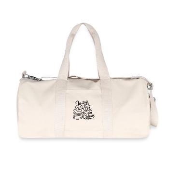 Je suis le Roi des Crêpes - Sac de sport en toile recyclée Stanley/Stella - blanc naturel - Devant