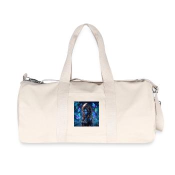 Sirène de Cristal Bleu - Sac de sport en toile recyclée Stanley/Stella - blanc naturel - Devant