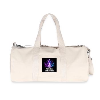 Magic Crystal: Light Shines Brighter - Recycled Canvas Sports Bag by Stanley/Stella - natural - Front