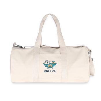 Cruisin’ in Style – Luxury Cruise Holiday - Recycled Canvas Sports Bag by Stanley/Stella - natural - Front