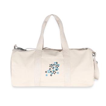 stars - Recycled Canvas Sports Bag by Stanley/Stella - natural - Front