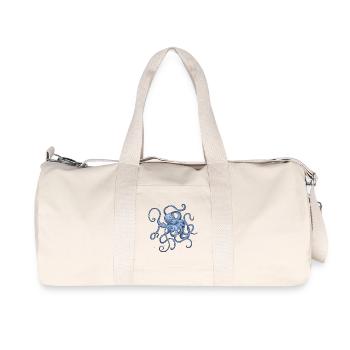 Octopus - Recycled Canvas Sports Bag by Stanley/Stella - natural - Front