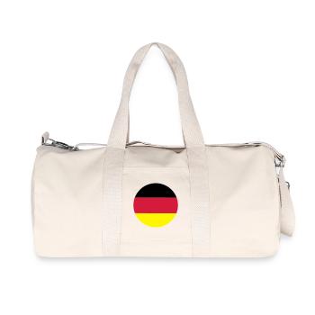 Deutschland - Recycelte Canvas-Sporttasche von Stanley/Stella - Naturweiß - Vorne