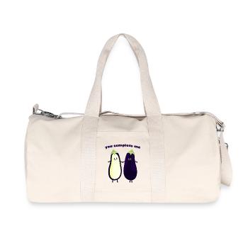 you complete my - Sac de sport en toile recyclée Stanley/Stella - blanc naturel - Devant