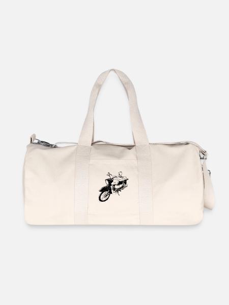 Simson Star - Recycelte Canvas-Sporttasche von Stanley/Stella - Naturweiß