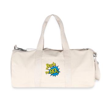 80s party Back to the 80s, 80s cult ... (25) - Recycled Canvas Sports Bag by Stanley/Stella - natural - Front