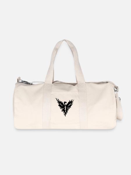 Phönix Tribal Symbol für Stärke und Neubeginn - Recycelte Canvas-Sporttasche von Stanley/Stella - Naturweiß