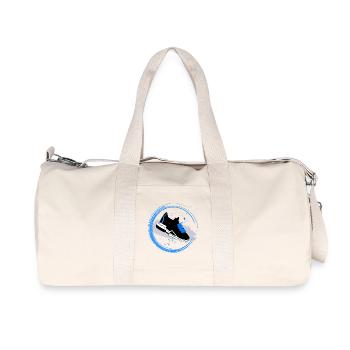 Sneaker Splash im Kreis - Recycelte Canvas-Sporttasche von Stanley/Stella - Naturweiß - Vorne