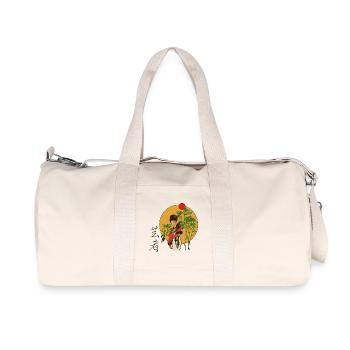 Geishas au coucher de soleil en bambou - Sac de sport en toile recyclée Stanley/Stella - blanc naturel - Devant