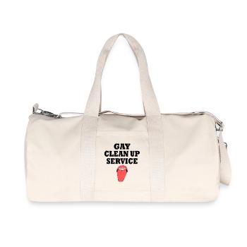 Gay clean up service - Recycled Canvas Sports Bag by Stanley/Stella - natural - Front