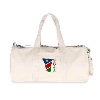 Namibie Carte Flag - Sac de sport en toile recyclée Stanley/Stella - blanc naturel - Devant