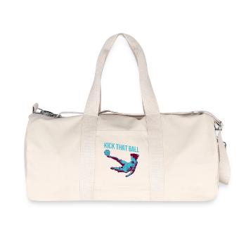 Soccer boy - Recycled Canvas Sports Bag by Stanley/Stella - natural - Front