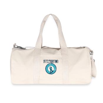 Kitesurfers - Recycled Canvas Sports Bag by Stanley/Stella - natural - Front