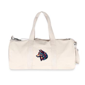 Loup - Sac de sport en toile recyclée Stanley/Stella - blanc naturel - Devant