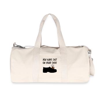 Vous avez de la merde sur votre chaussure - Sac de sport en toile recyclée Stanley/Stella - blanc naturel - Devant