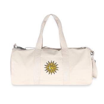 Die schlafende Sonne und der schlafende Mond - Recycelte Canvas-Sporttasche von Stanley/Stella - Naturweiß - Vorne