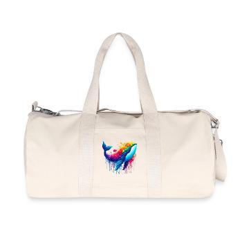 Baleine - Sac de sport en toile recyclée Stanley/Stella - blanc naturel - Devant