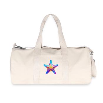Étoile de mer - Sac de sport en toile recyclée Stanley/Stella - blanc naturel - Devant