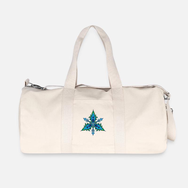 Kristall - Recycelte Canvas-Sporttasche von Stanley/Stella - Naturweiß