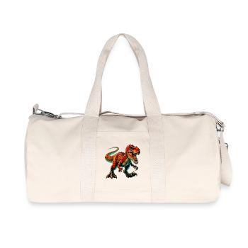 Dinosaure - Sac de sport en toile recyclée Stanley/Stella - blanc naturel - Devant