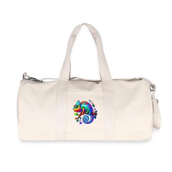 Chamäleon - Recycelte Canvas-Sporttasche von Stanley/Stella - Naturweiß - Vorne
