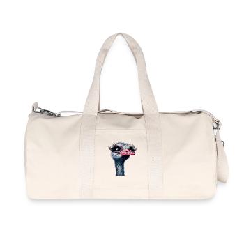 Ostrich Makeup - Recycled Canvas Sports Bag by Stanley/Stella - natural - Front