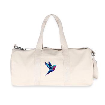 Kolibri - Recycelte Canvas-Sporttasche von Stanley/Stella - Naturweiß - Vorne