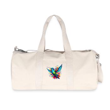Hummingbird - Recycled Canvas Sports Bag by Stanley/Stella - natural - Front