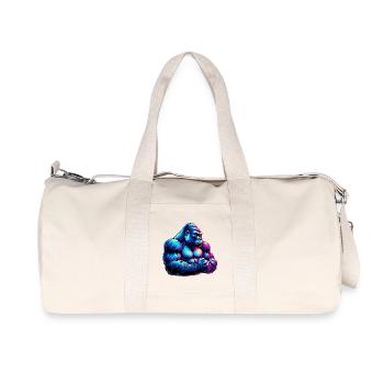 Gorille - Sac de sport en toile recyclée Stanley/Stella - blanc naturel - Devant
