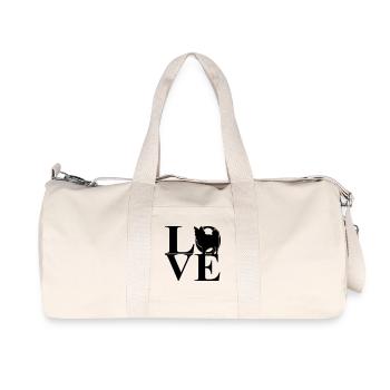 Chihuahua Love Dog Motif - Sac de sport en toile recyclée Stanley/Stella - blanc naturel - Devant