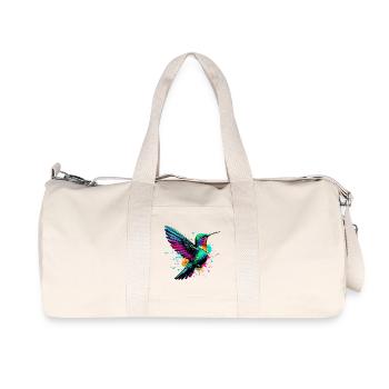 Kolibri - Recycelte Canvas-Sporttasche von Stanley/Stella - Naturweiß - Vorne